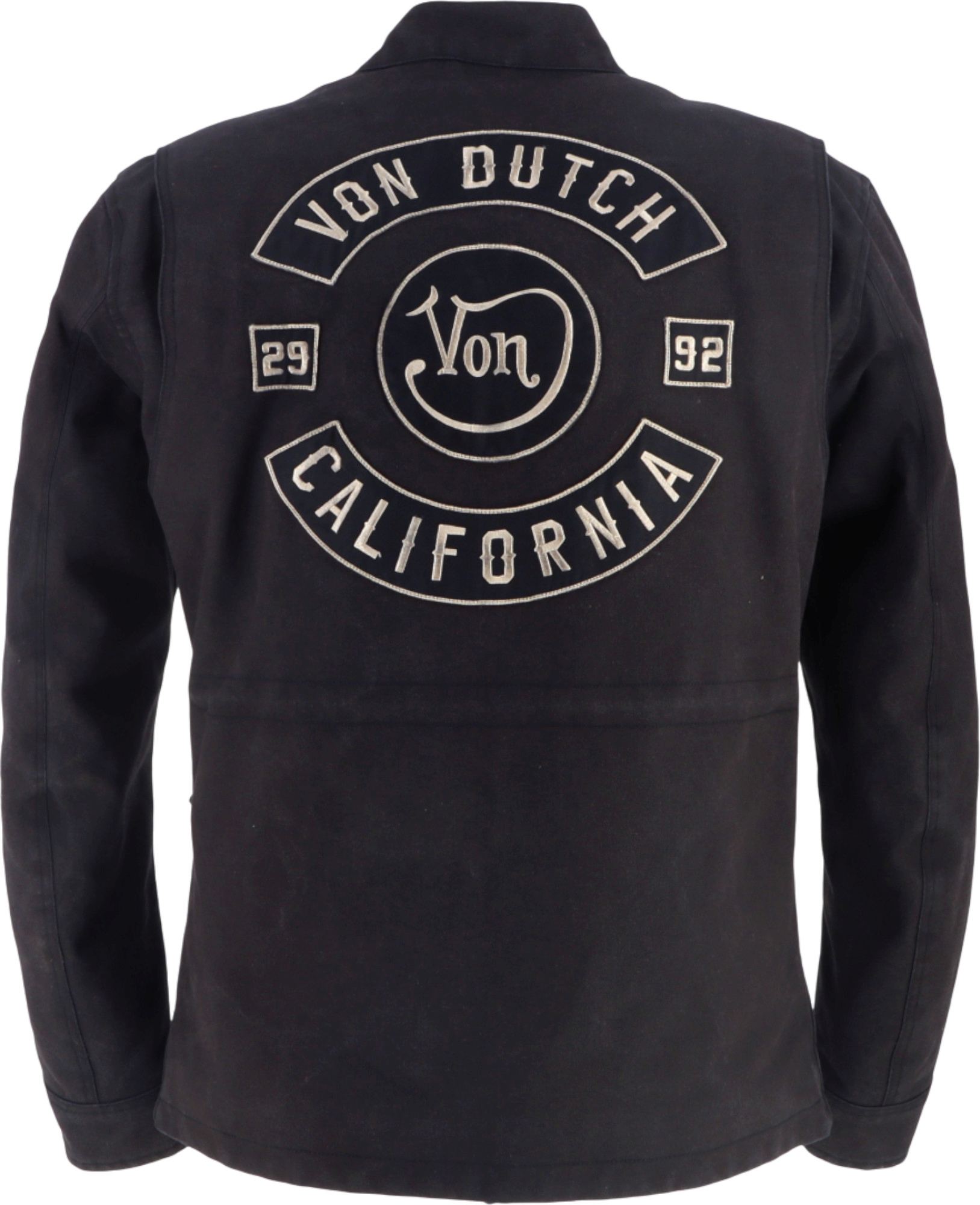 Von Dutch X Helstons Warrior Motorcycle Textile Jacket black 4XL Figure 4