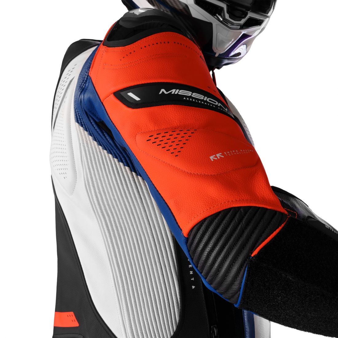 SHIMA Mission ST Motorkerékpár bőrdzseki fekete/fehér/piros 46 9. ábra