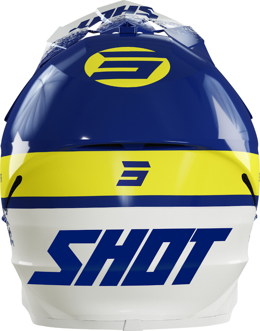 Shot Furious Roll Cască de motocross Albastru/galben XL (61/62) Figura 2