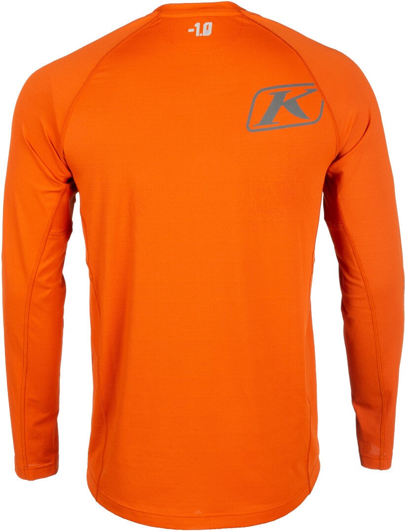 Klim Aggressor -1.0 Cooling 2023 Camicia funzionale a maniche lunghe arancione 3XL Figura 2