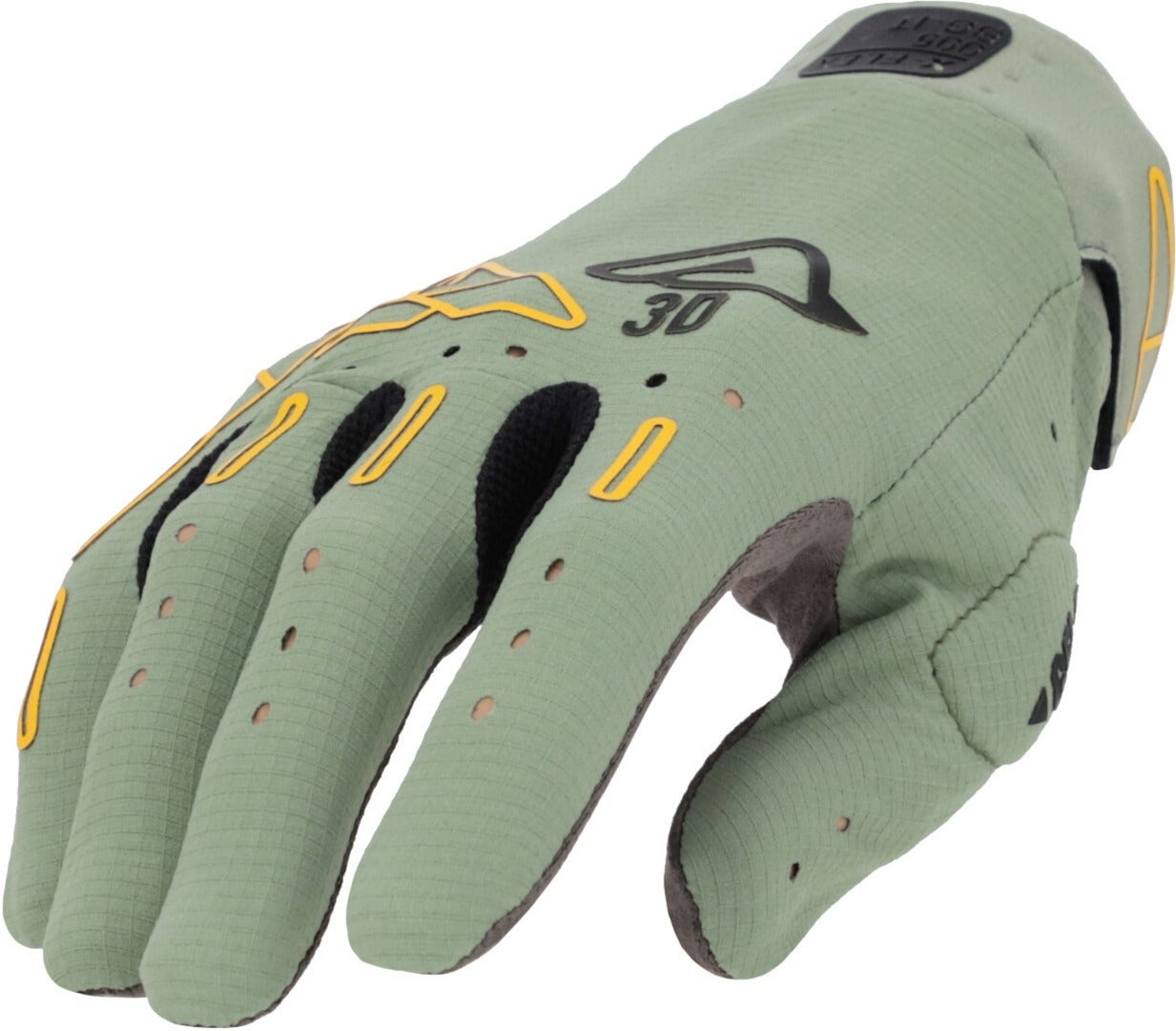 Acerbis X-Flex 2.0 Motocross handsker sort/grøn L Figur 1