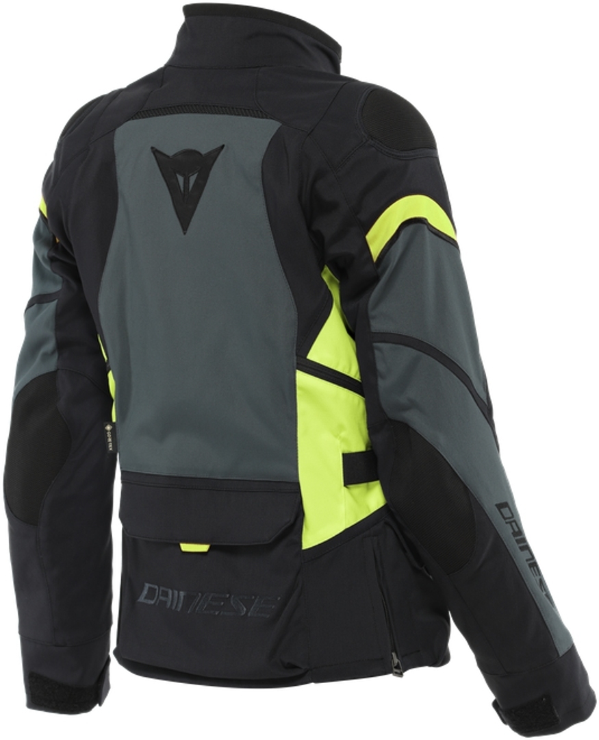 Dainese Carve Master 3 Gore-Tex Jachetă textilă pentru motociclete pentru doamne negru/gri/galben 40 Figura 2
