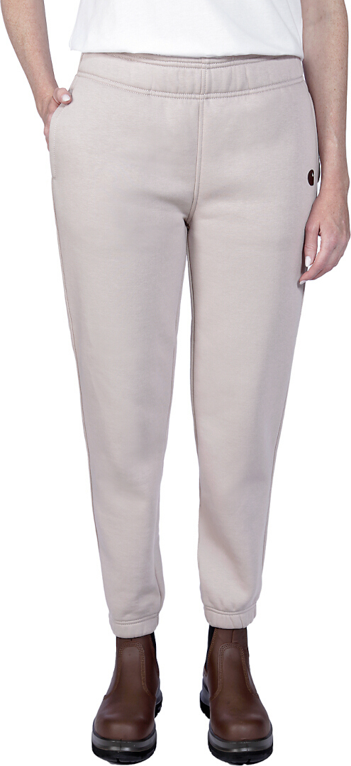 Carhartt Relaxed Fit Fleece Pantaloni de trening pentru doamne bej L Figura 3