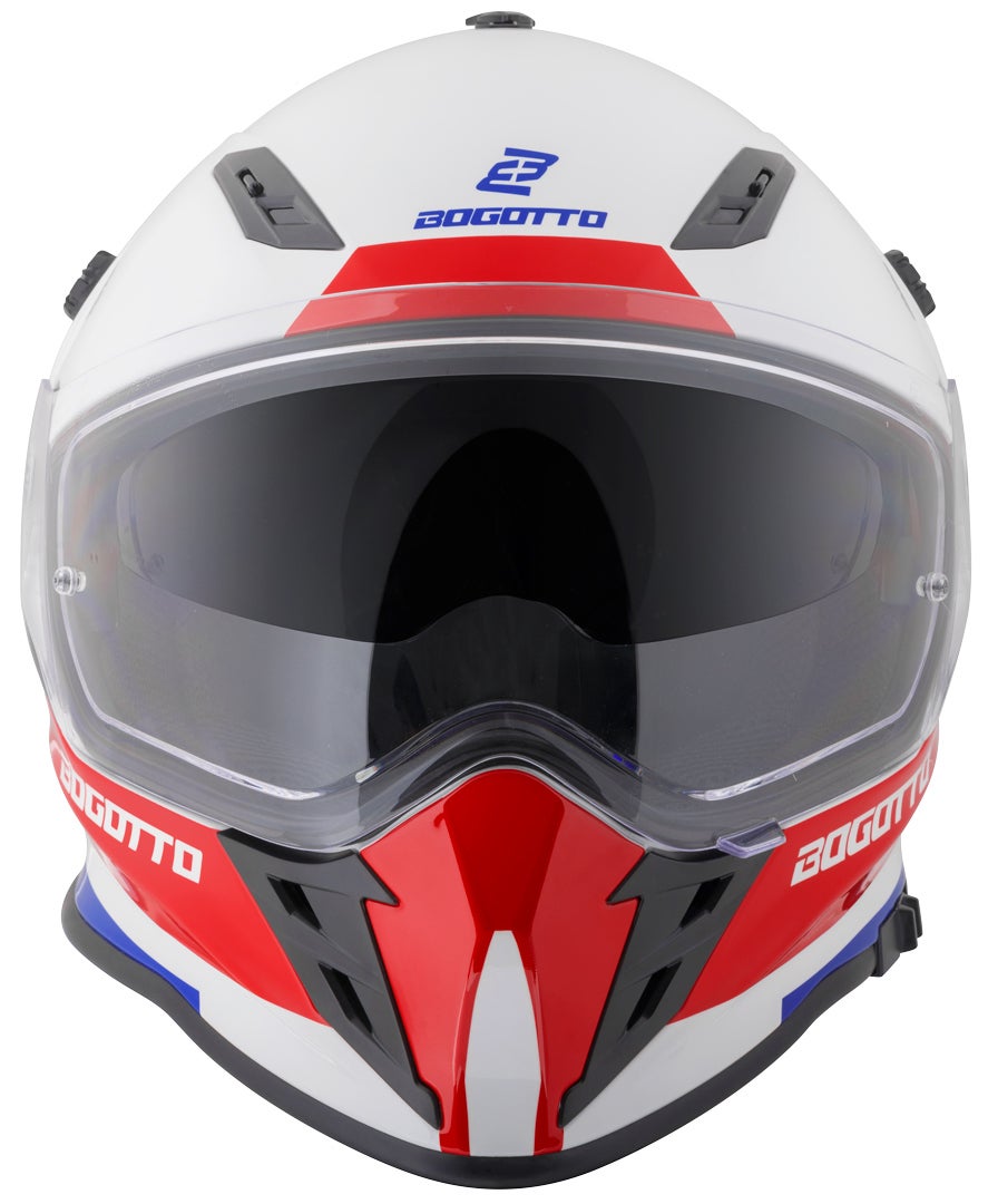 Bogotto V331 Pro Tour Casco Enduro rosso/blu L Figura 9