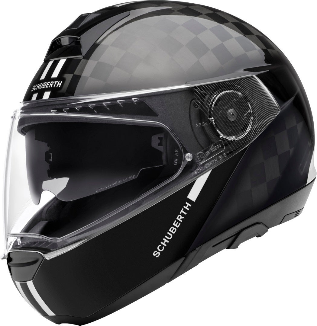 Schuberth C4 Pro Carbon Fusion Přilba černobílá L (59) Obrázek 1
