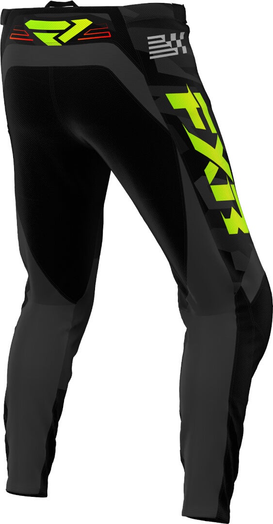 FXR Clutch 2025 Motocross bukser sort/grøn 34 Figur 4