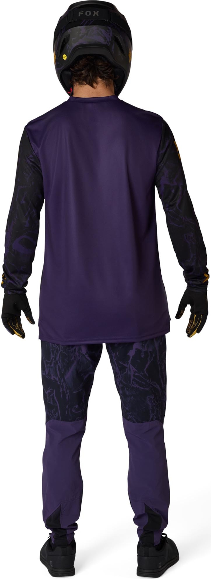 FOX Ranger LS Image Print バイシクルジャージ 紫 S 図8
