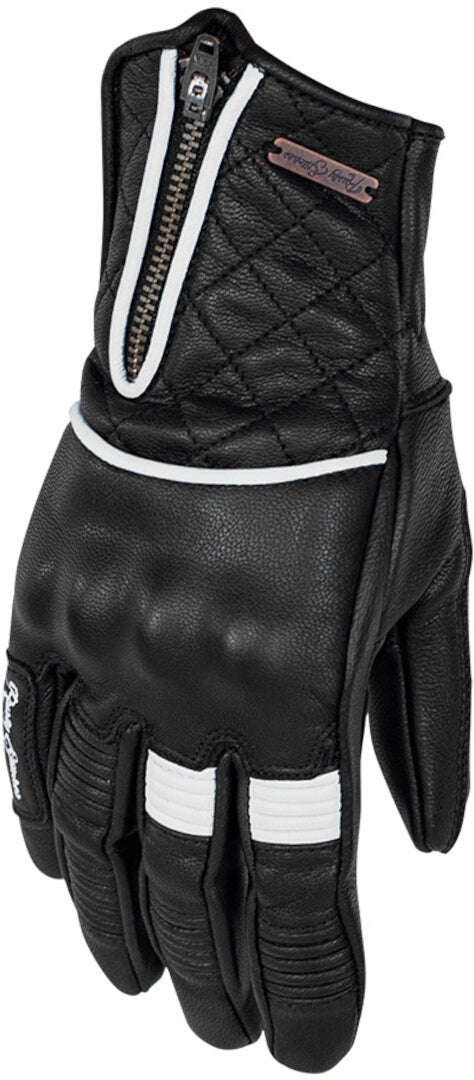 Rusty Stitches Lilly Ladies Motorcycle Gloves black/blue L Figure 2