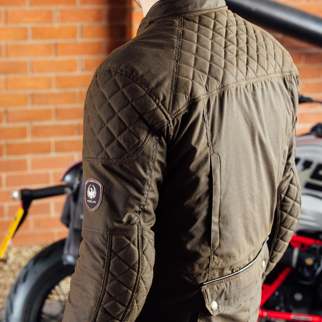 Merlin Edale II Motorcycle Textile Jacket brown L Figure 6