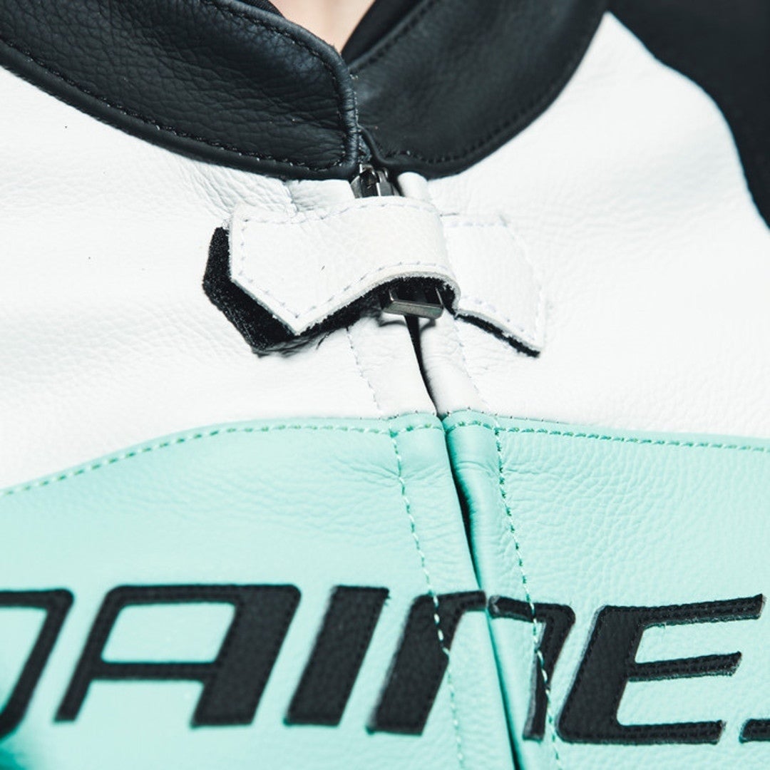 Dainese Mirage Todelt dame motorcykel læderdragt sort/grå/grøn 54 Figur 10