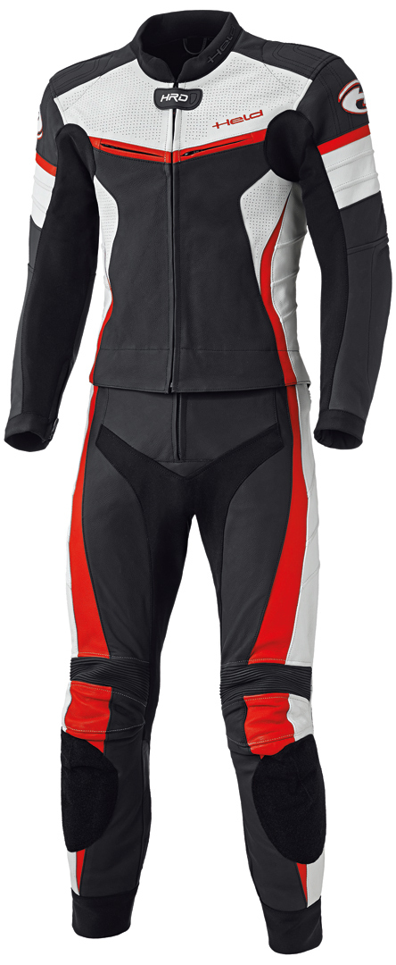Held Spire Two Piece Motorcycle Leather Suit black/red 60 Figure 1