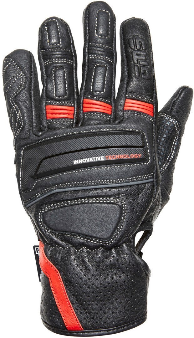 GMS Navigator Motorradhandschuhe schwarz/rot XL Abbildung 1