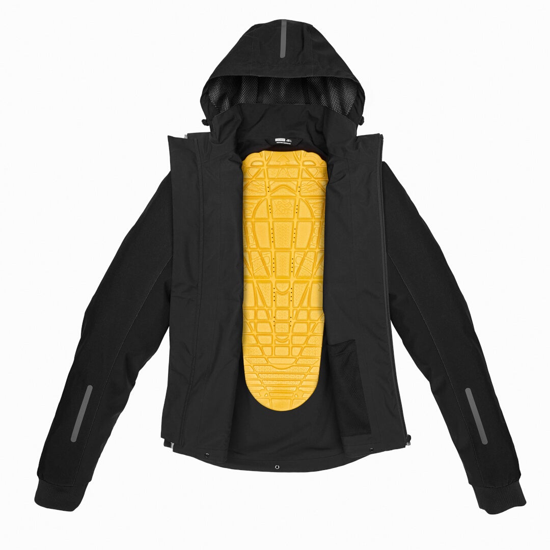 Spidi H2Out II Sweat à capuche de moto imperméable noir M Figure 4
