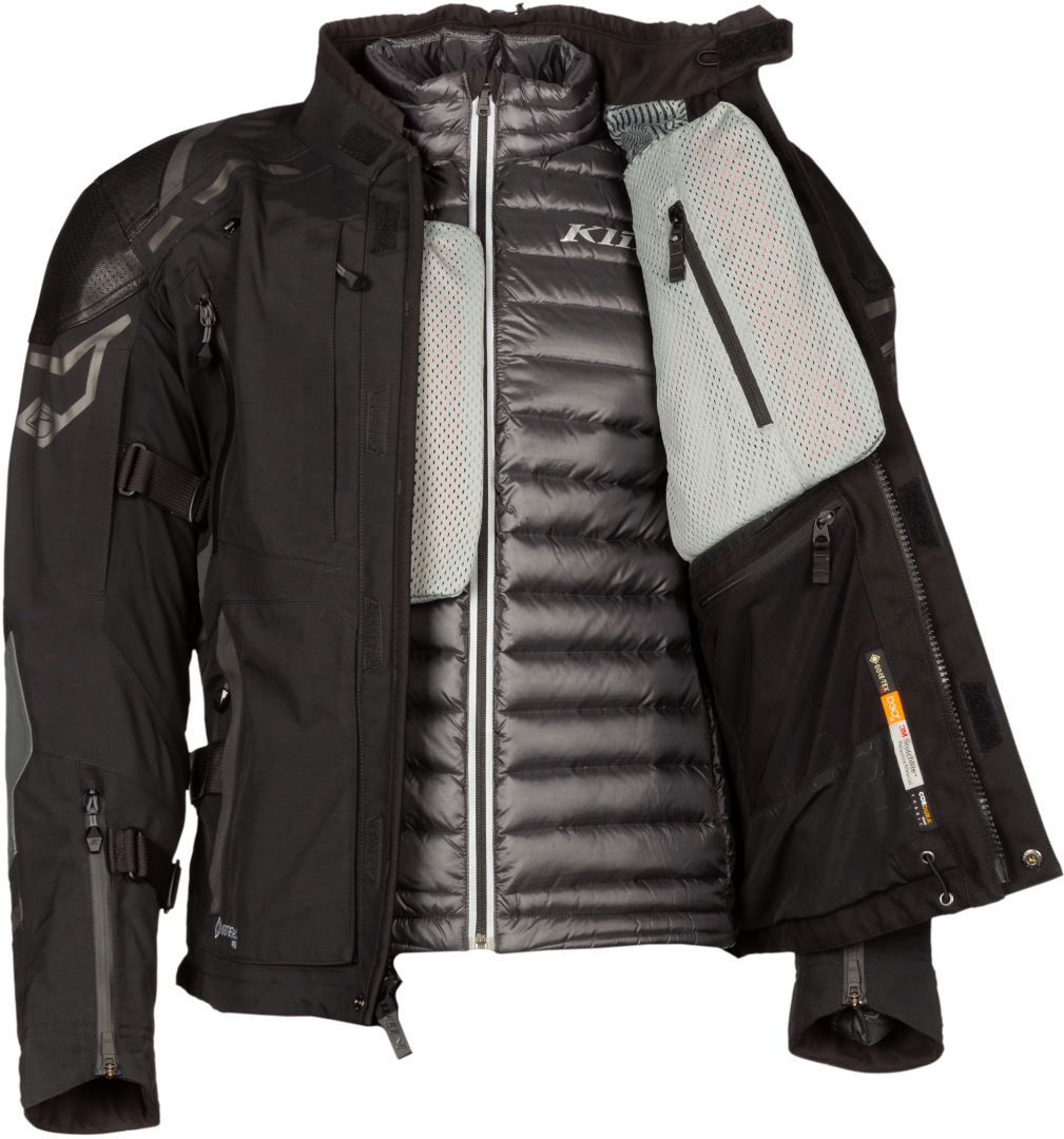 Klim Kodiak Motorcycle Textile Jacket black/grey 54 Figure 17
