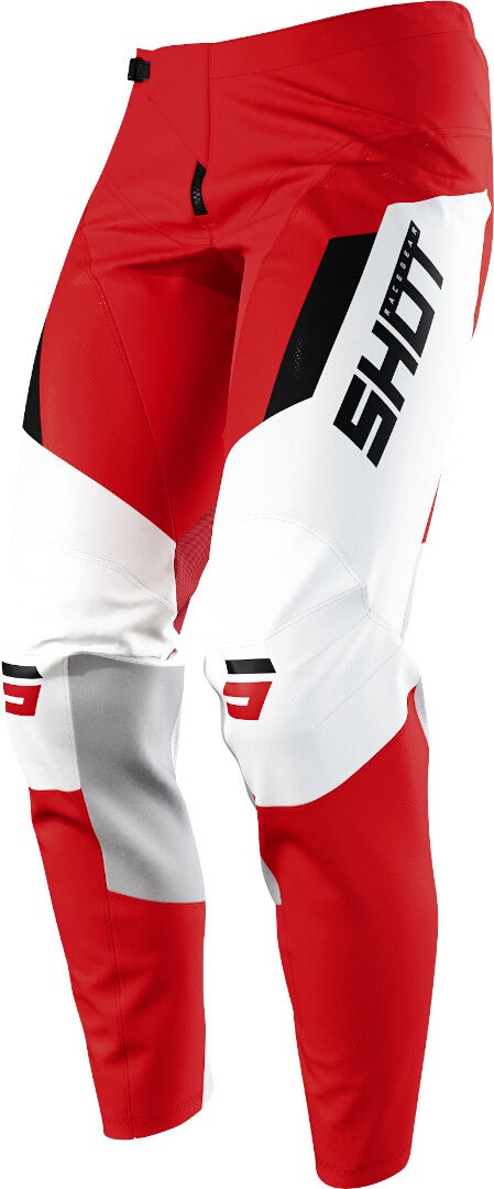 Shot Contact Chase Motorcross broek rood/wit 34 Figuur 1