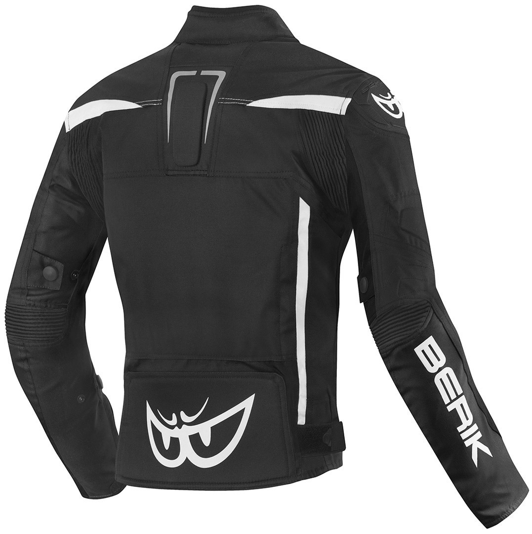 Berik Bad Eye Imperméable Dames Moto Veste Textile Noir/Blanc 50 Figure 2