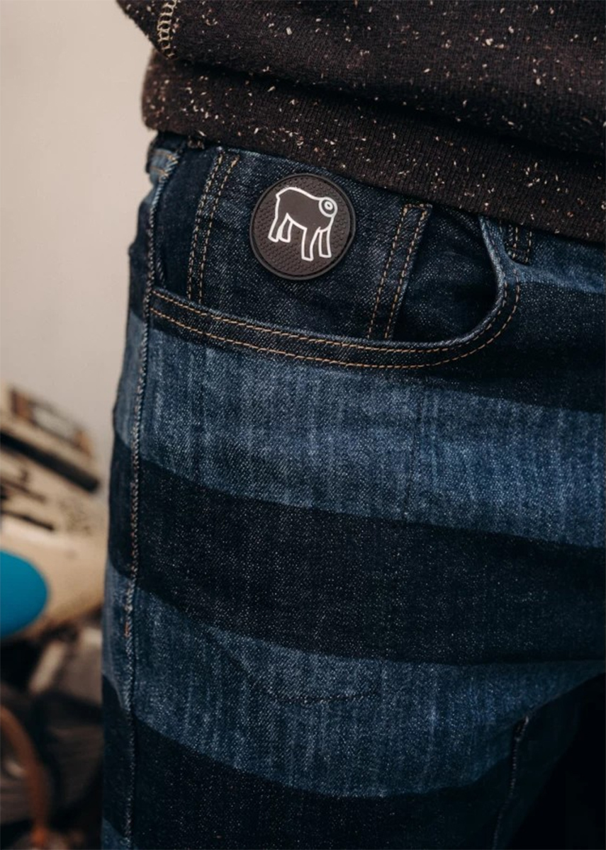 HolyFreedom Knuckle Motorrad Jeans dunkelblau/hellblau 38/33 Abbildung 6