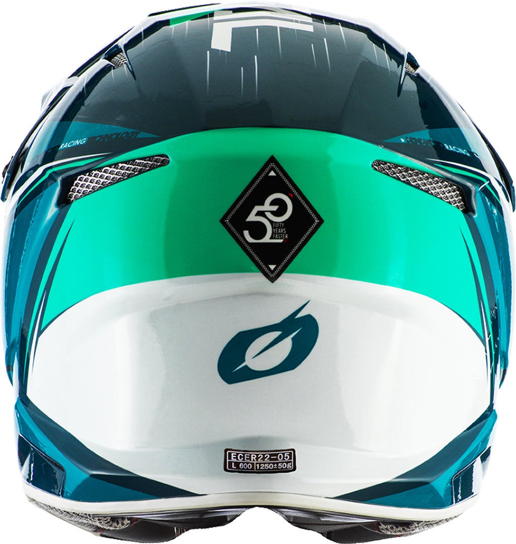 Oneal 3Series Stardust Capacete de Motocross azul/verde M (57/58) Figura 7