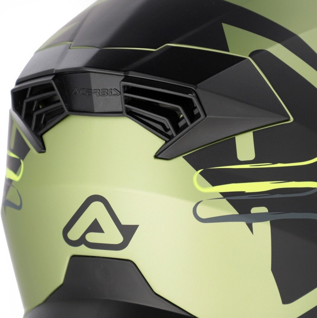 Acerbis Rider Graphic Шлем Чёрный/зелёный матовый XL (60/61) Рисунок 3