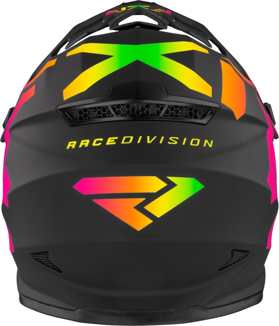 FXR Legion MX Gear Cască de motocross pentru tineret Negru/Portocaliu/Alb Y/M (50/51) Figura 5