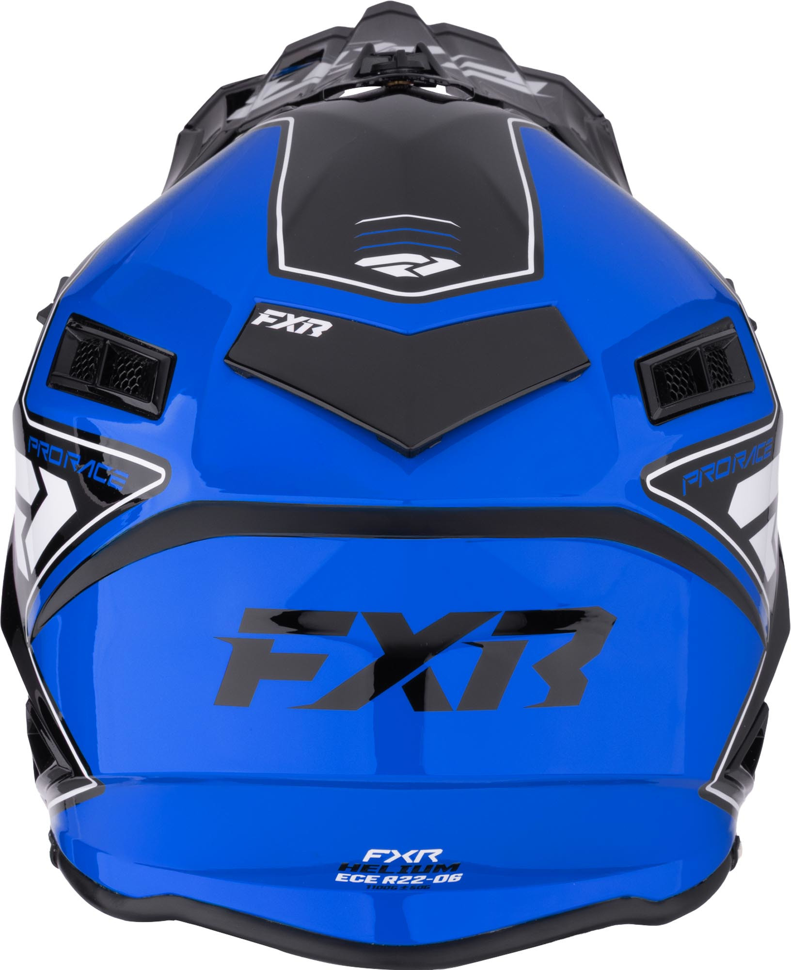 FXR Helium Logo Carbon Мотокрос каска черно/синьо/бяло S Фигура 5