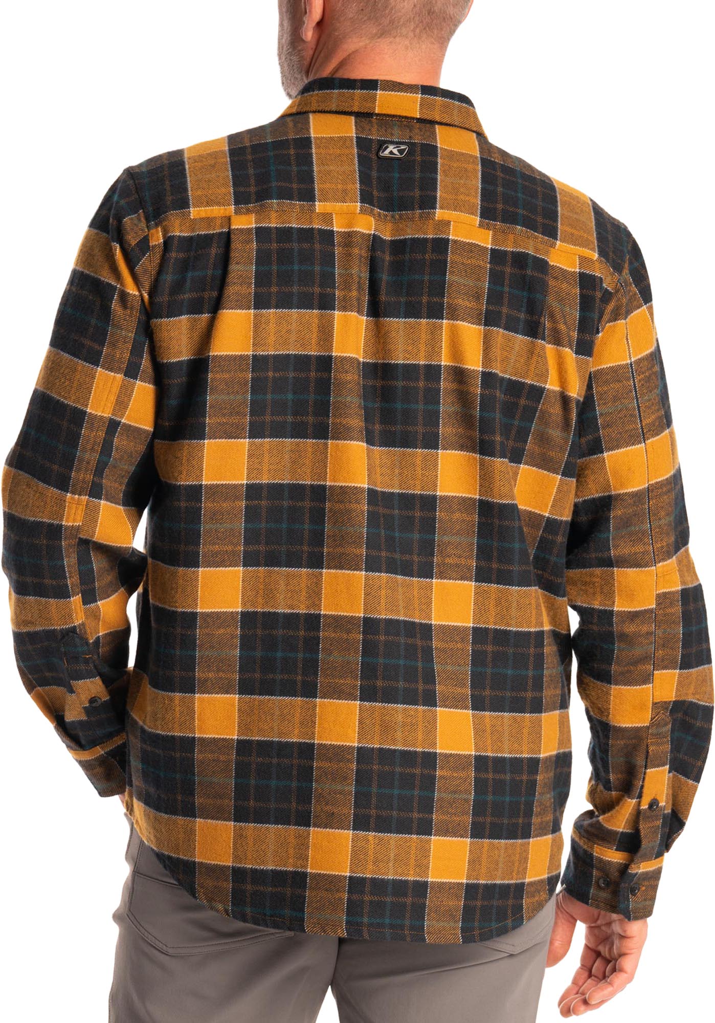 Klim Owen Camicia di flanella giallo S Figura 3