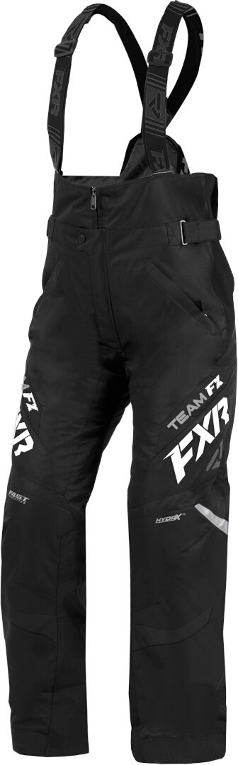 FXR Team FX Senhoras Snowmobile Bib Calças preto/branco Curta 14 Figura 1