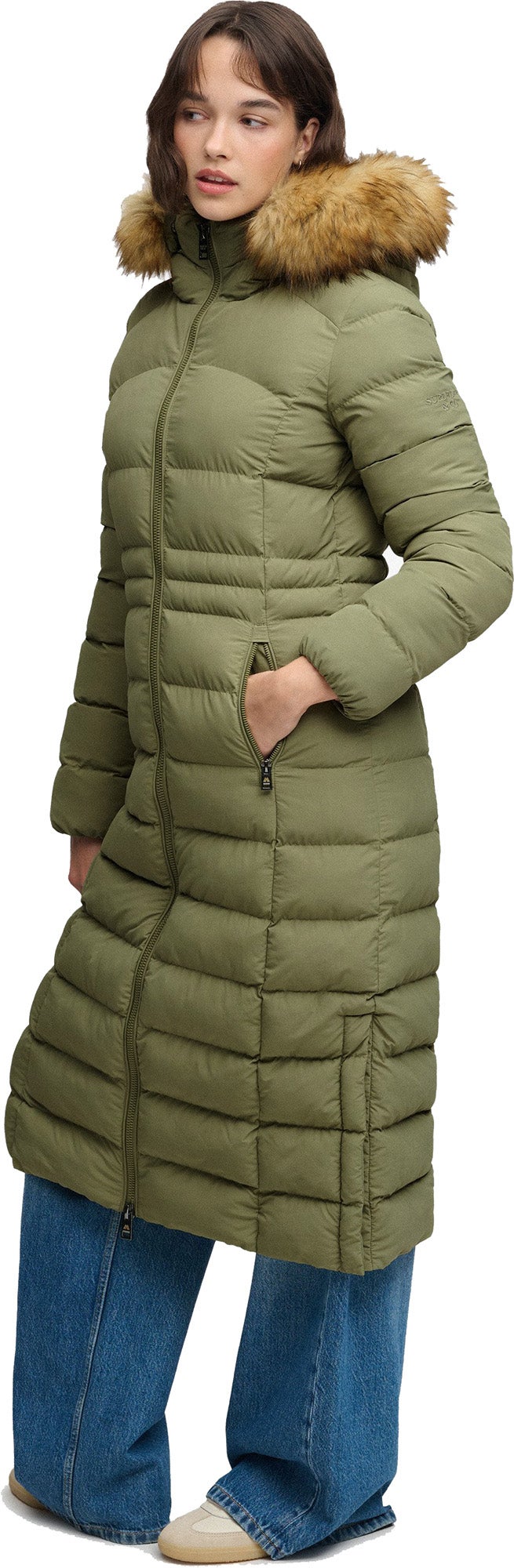 Superdry & Co Fuji Дамско яке Зелено/Каки XS Фигура 4