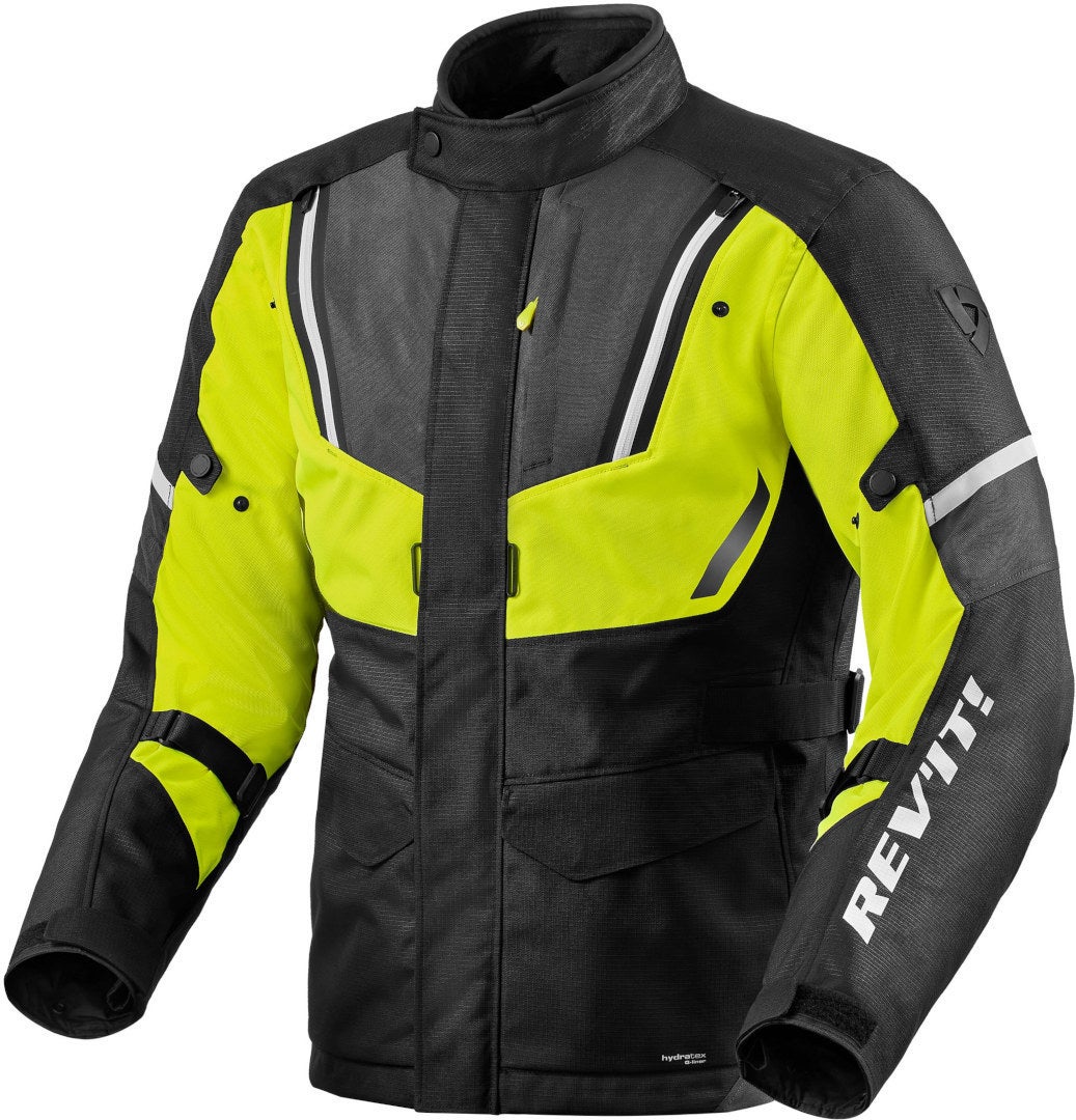 Revit Move H2O Motorcycle Textile Jacket black/yellow 3XL Figure 1