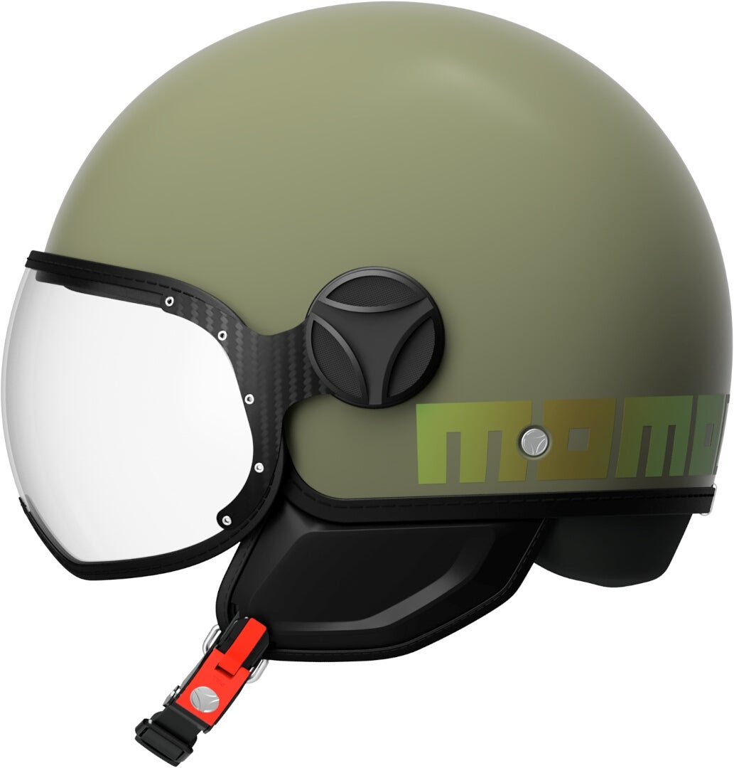 MOMO FGTR Classic Flip 2.0 Jethjelm Green Matt L (59/60) Figur 6