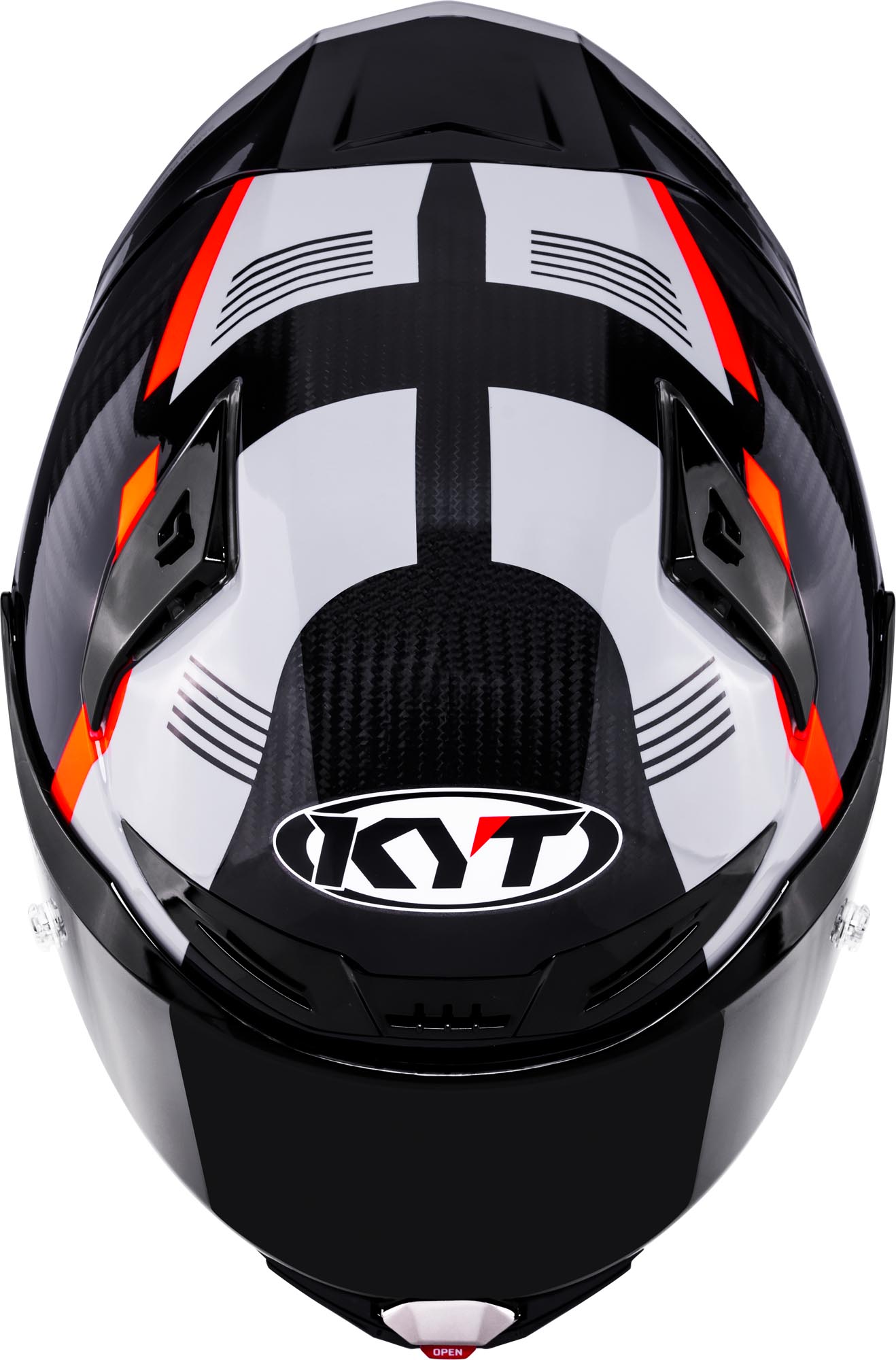 KYT R1R Carbon Zone Hjelm Kulstof/rød S (53/54) Figur 9