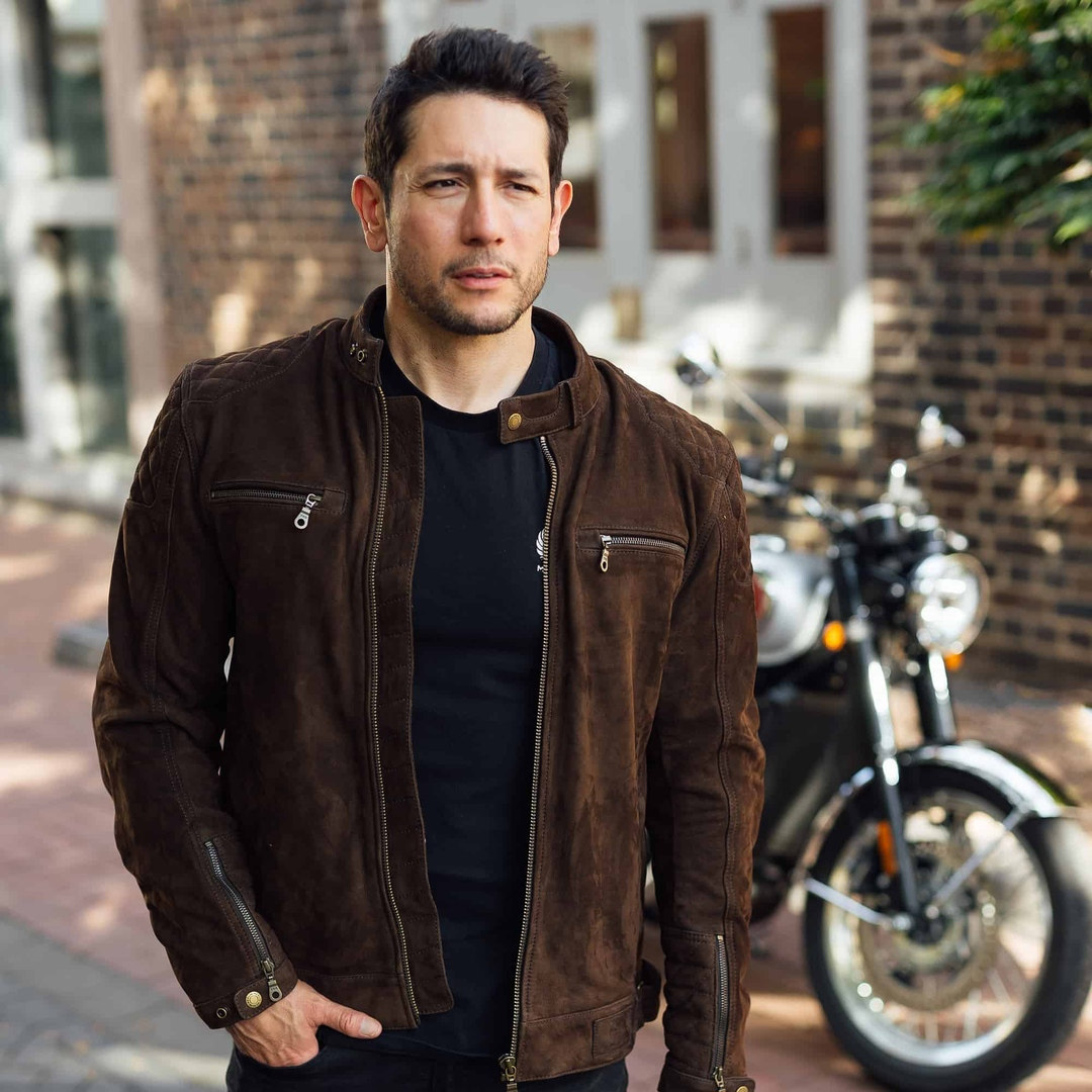 Merlin Torsten TFL D3O Motorcycle Leather Jacket brown XXL Figure 5