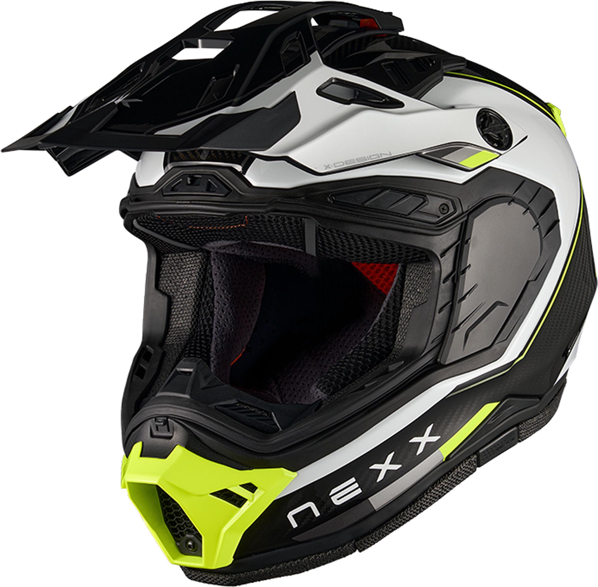 Nexx X.Rally Raid Carbon Cască Enduro Negru/Alb/Galben-Neon L (59/60) Figura 2