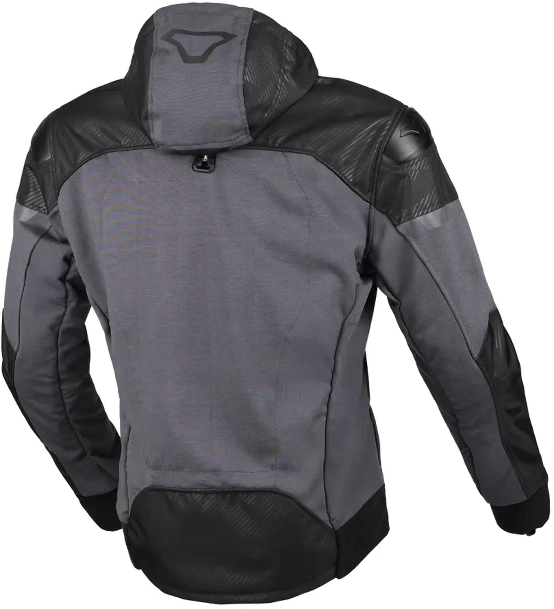 Macna Distec Motorcycle Textile Jacket black/grey 4XL Figure 2