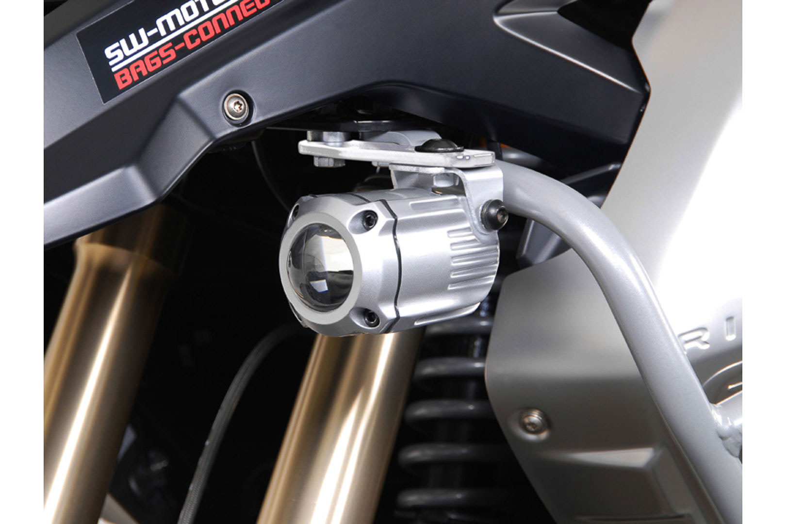 Suporturi pentru lumini SW-Motech - Argintiu. BMW R 1200 GS (08-12). Figura 1