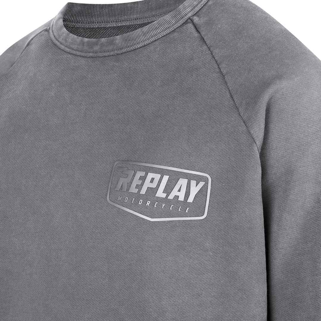 Replay Classic Sweater hellgrau L Abbildung 4