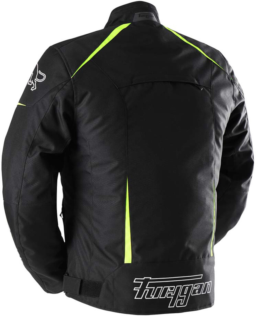 Furygan Yori Jachetă textilă impermeabilă pentru motociclete Negru/Alb/Galben-Neon 3XL Figura 2