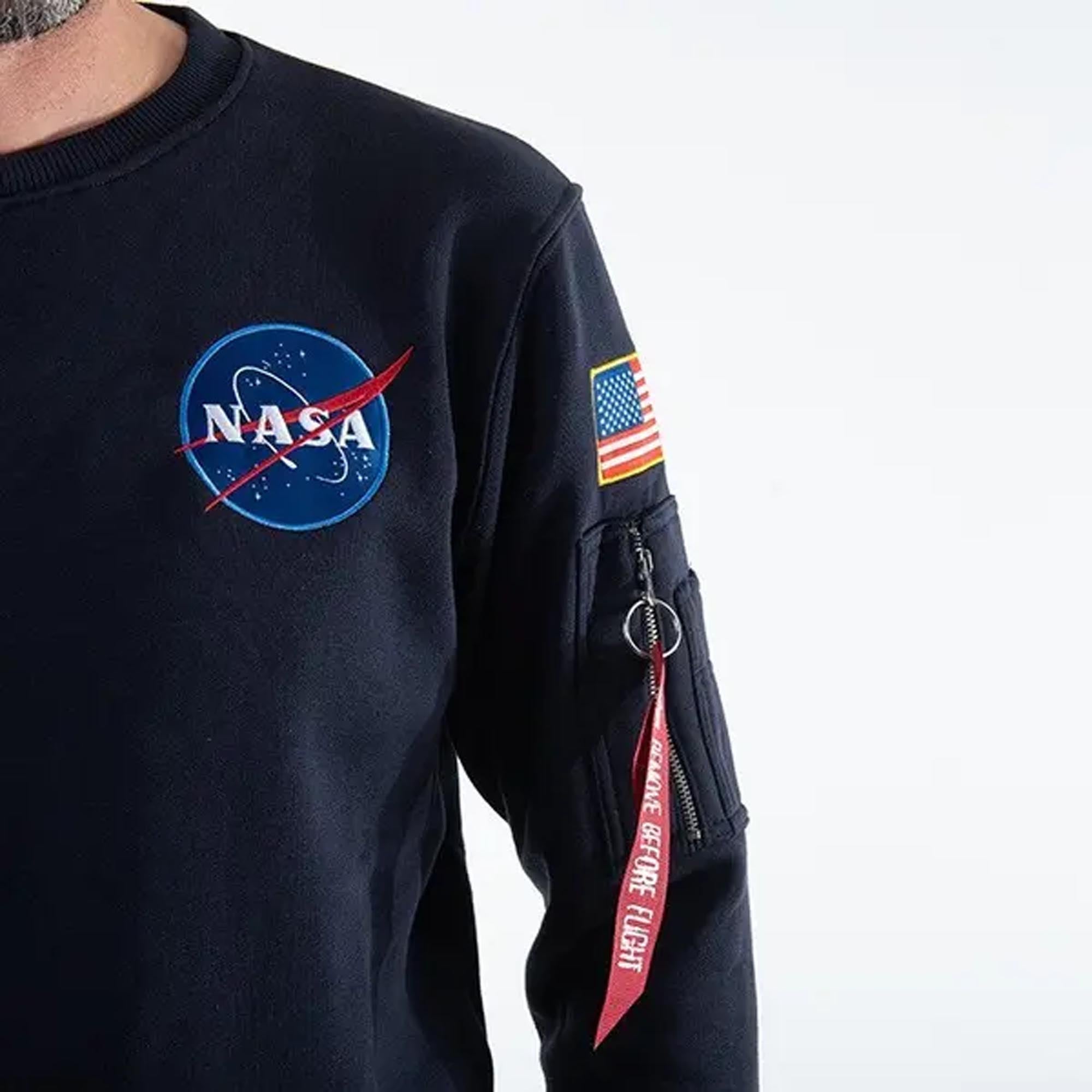 Alpha Industries Nasa Dukserica plava XS Slika 2