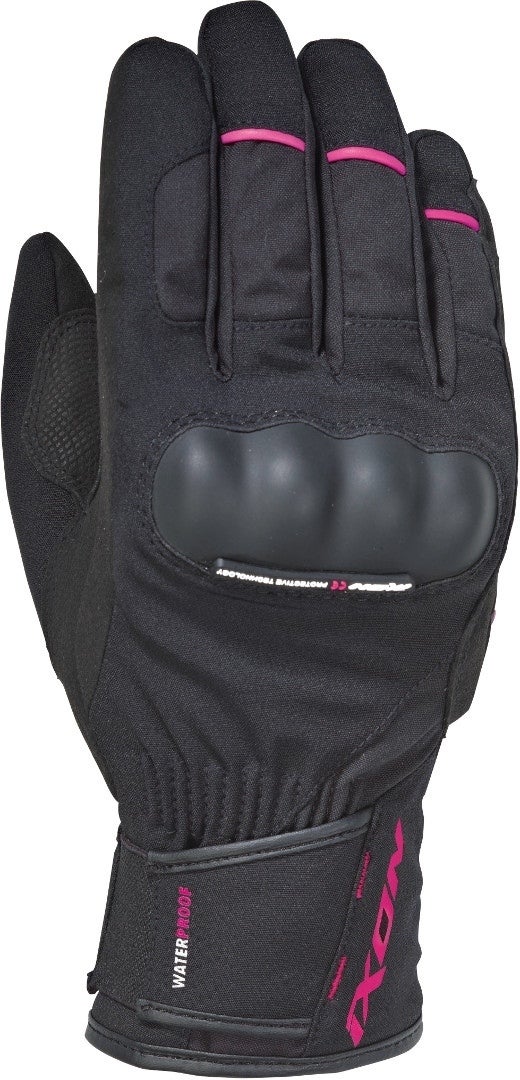 Ixon Pro Russel Damer vinter motorcykel handsker sort/pink M Figur 1