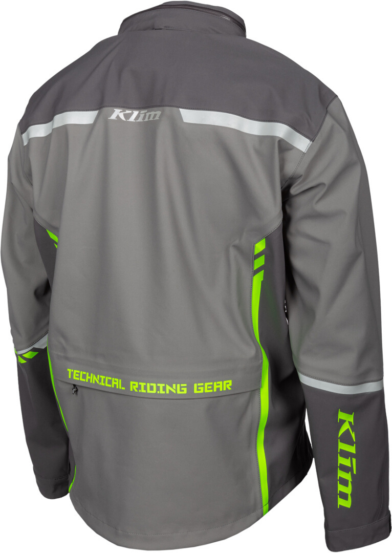 Klim Enduro S4 Motorcycle Textile Jacket grey/green L Figure 9