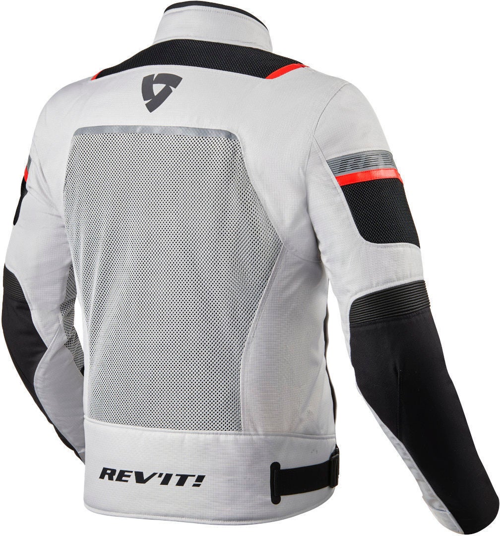 Revit Tornado 3 Motorrad Textiljacke weiß/schwarz 3XL Abbildung 2