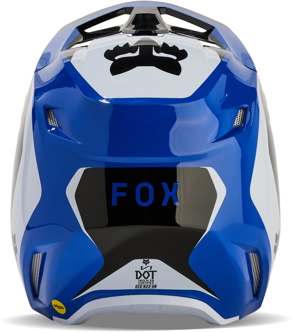 FOX V1 Nitro MIPS Motokrosová přilba černý/bílý/modrý L (59/60) Obrázek 6