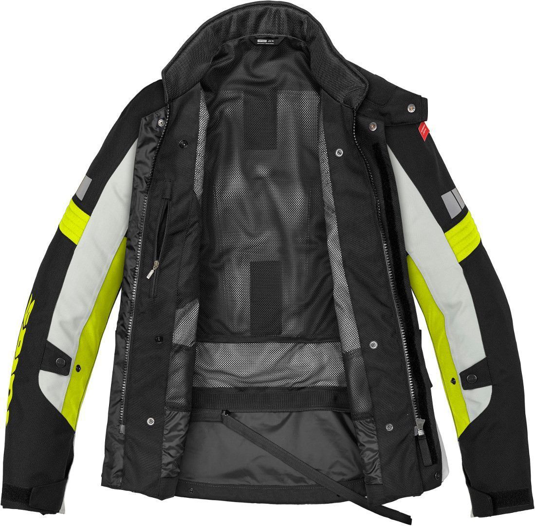 Spidi H2Out Outlander Motorcycle Textile Jacket black/grey/yellow L Figure 3