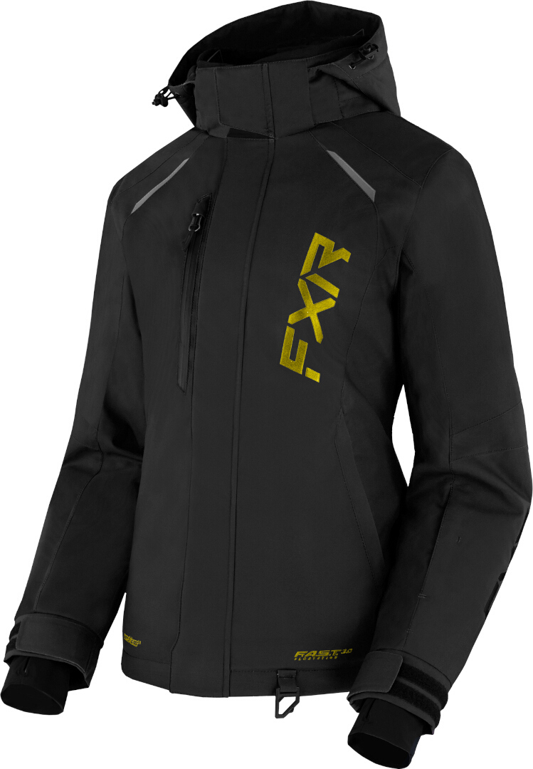 FXR Pulse Snescooterjakke til damer Sort/guld 6 Figur 1