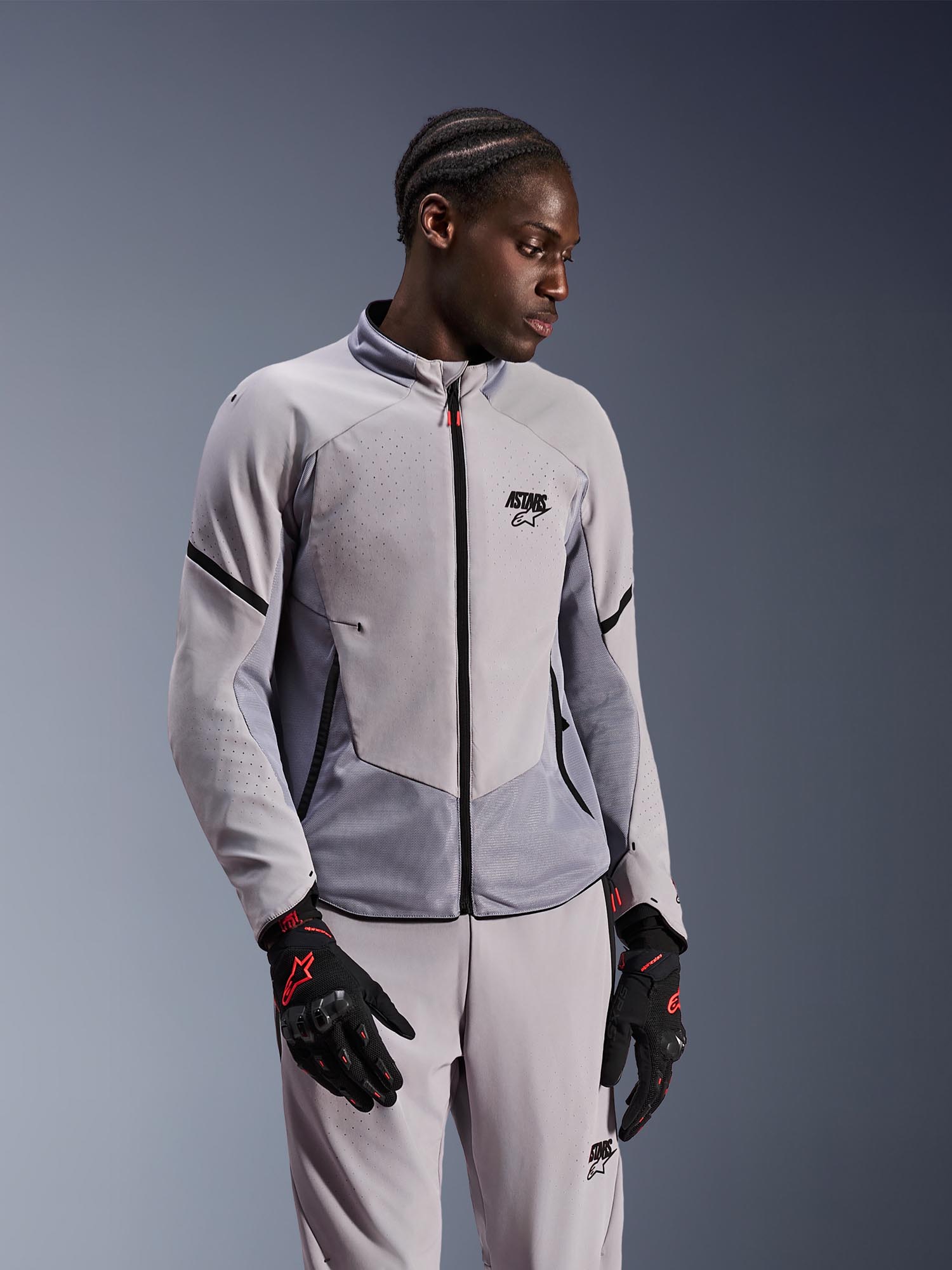 Alpinestars Aeroshell Airflow Motorcycle Textile Jacket grey/anthracite S Figure 6