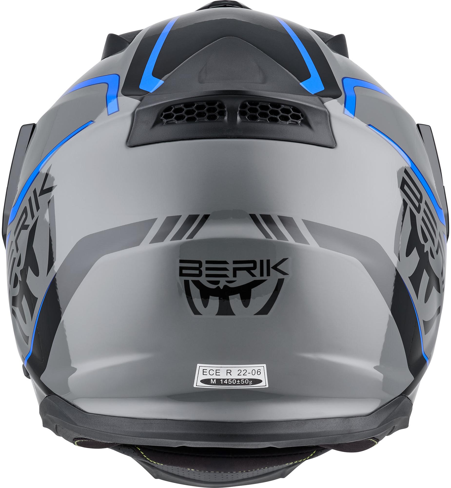 Berik MX313 Volstom Adventure Pro Enduro Helm grau/blau L Abbildung 4