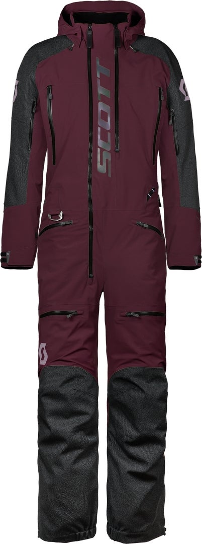 Scott DS Flex Dryo Dames eendelig sneeuwscooterpak Rood 2XL Figuur 1