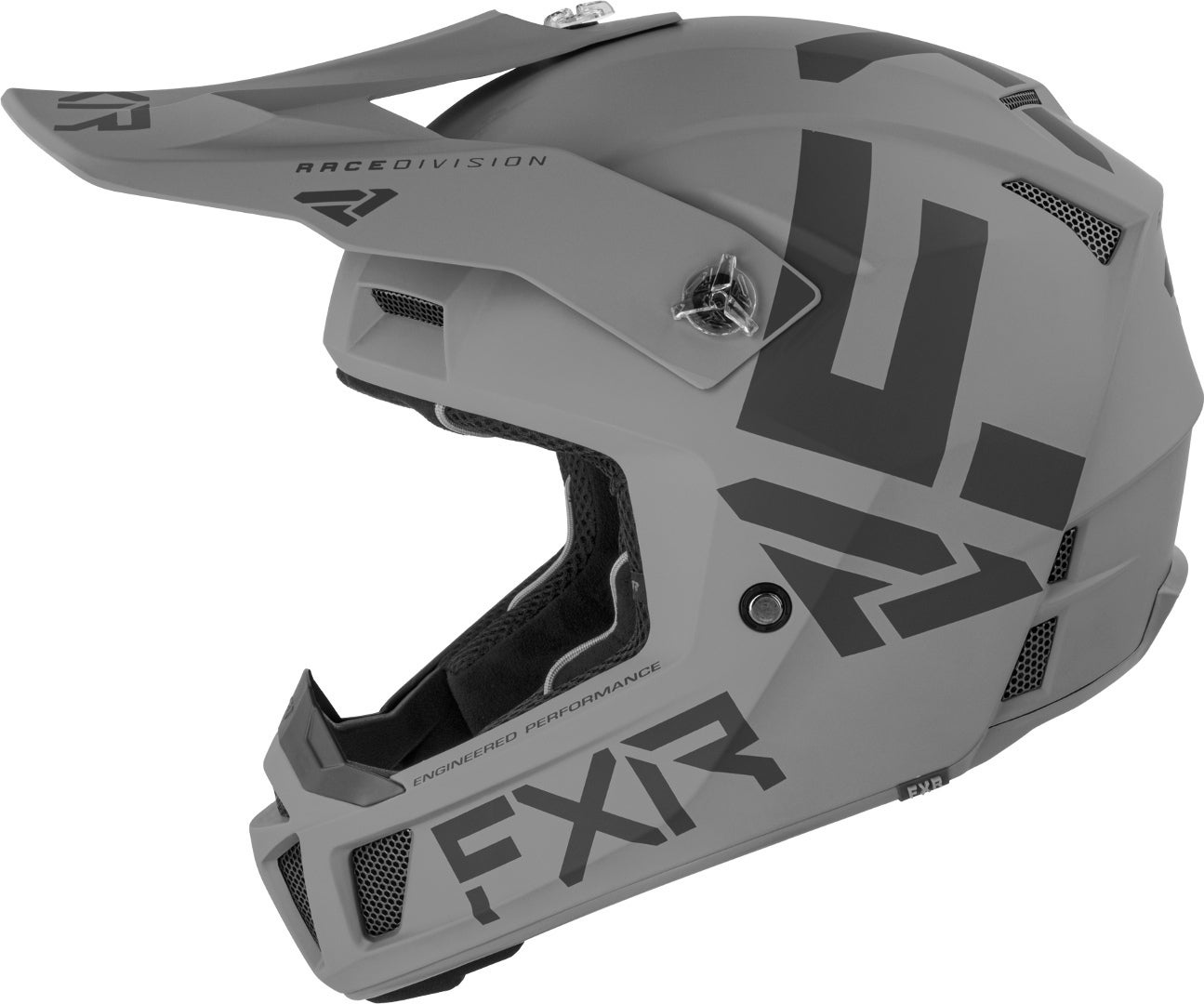 FXR Clutch CX MX Gear Capacete de Motocross cinza M (57/58) Figura 3