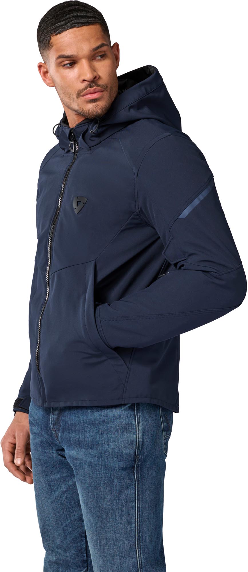 Revit Afterburn 2 H2O waterproof Motorcycle Textile Jacket dark blue M Figure 4