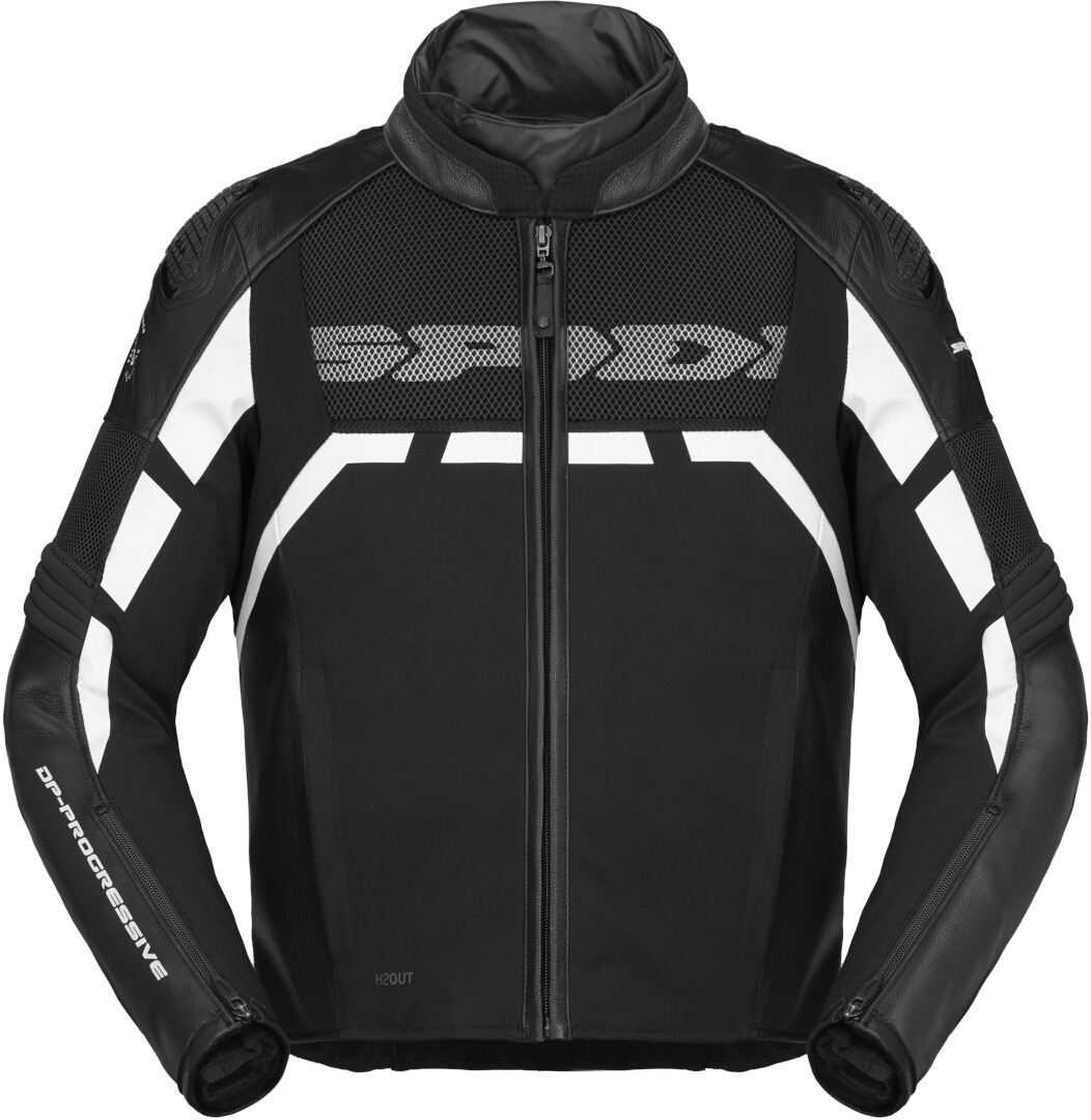 Spidi Rapid H2Out waterproof Motorcycle Leather Jacket black M Figure 1